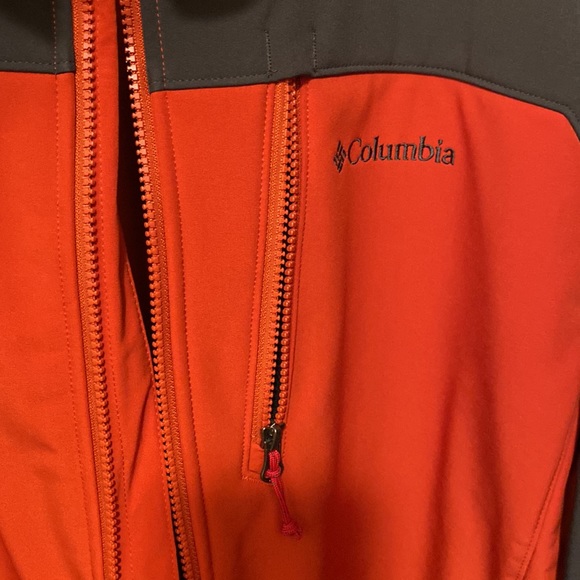 Columbia XL MEN'S RED GRAY LONG SLEEVE JACKET NWT - Picture 3 of 4